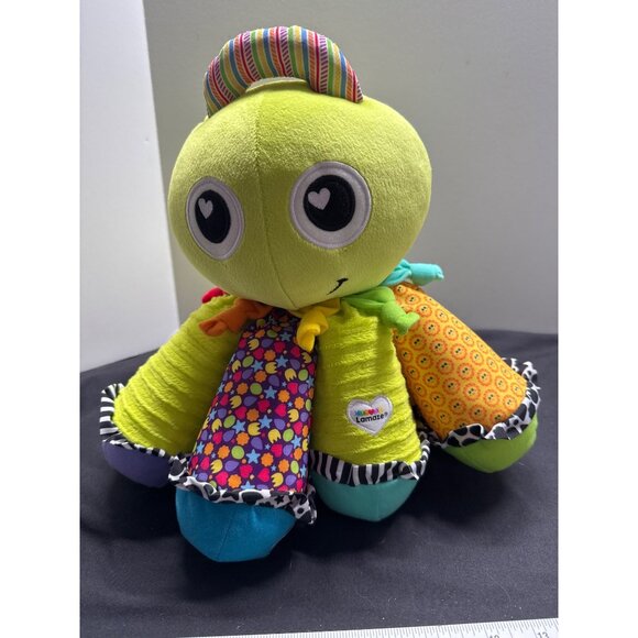 Lamaze Musical Octopus Musical Plush Toy With Multicolor Patterns & Textures For - Picture 1 of 8
